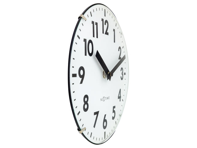 Tafelklok Nextime Duomo Mini 20 cm met gebolde glazen lens