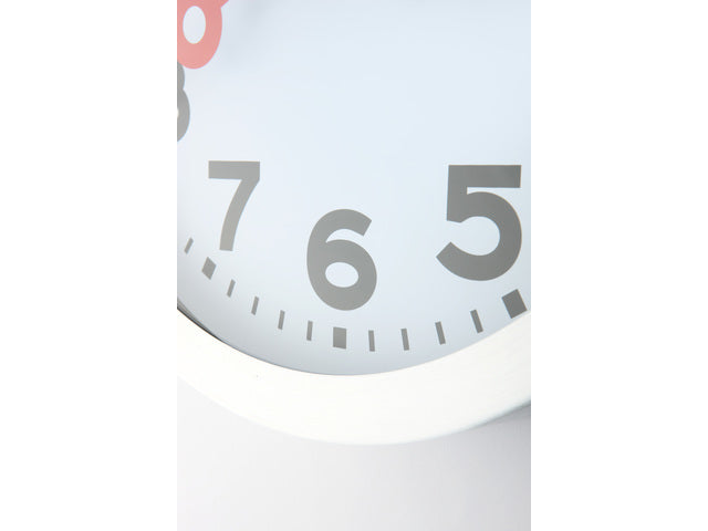 Wandklok NeXtime dia. 19 cm, geborsteld aluminium, 'Station'