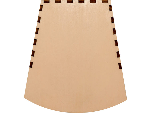 Tafelklok NeXtime Rocky 19,5x18x8,8 cm hout zalm