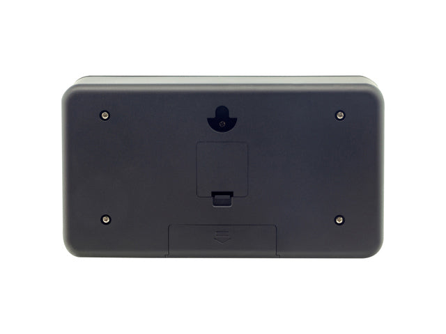 Flipklok Nextime 18x10x7cm tafel/wand zwart