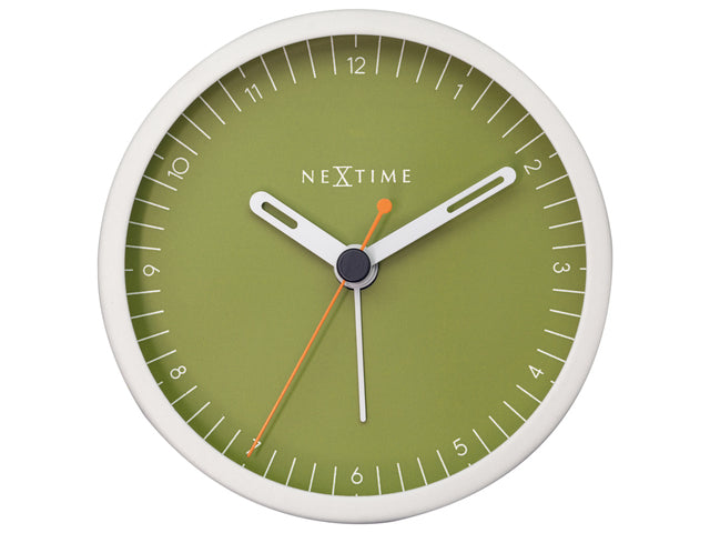 Wekker Nextime Klein 9 cm groen
