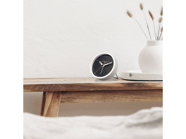 Wekker Nextime Klein 9 cm zwart