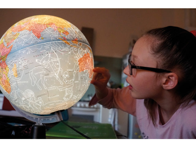 Dag & Nacht geografische wereldbol