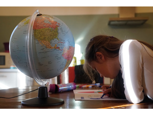 Dag & Nacht geografische wereldbol