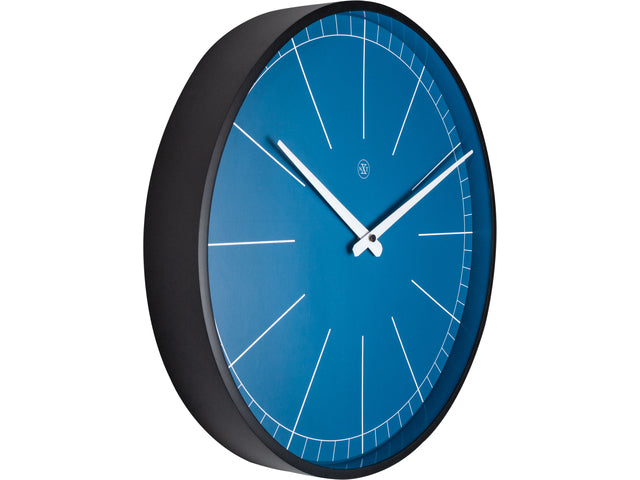 Wandklok nXt Ethan Ø 40 cm blauw