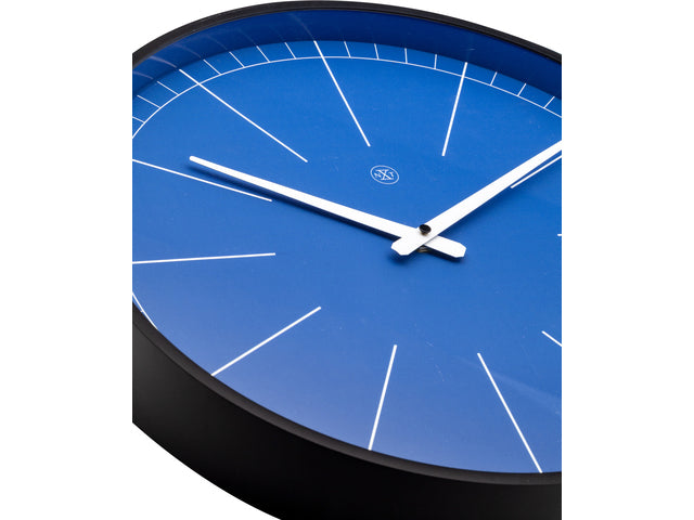 Wandklok nXt Ethan Ø 40 cm blauw