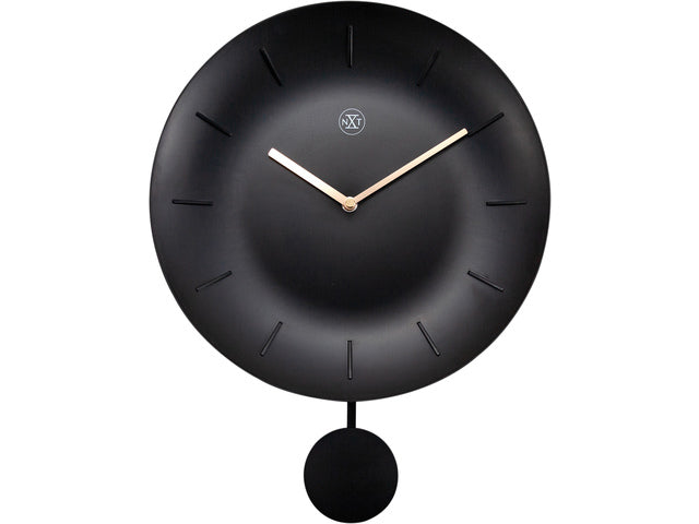 Wandklok nXt Kom Ø 30 cm zwart