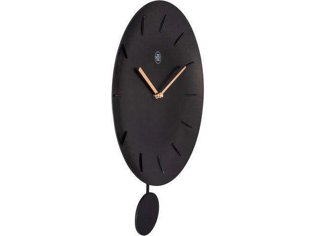 Wandklok nXt Kom Ø 30 cm zwart