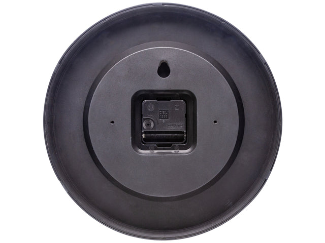 Wandklok nXt Grace dia 30cm kunststof zwart