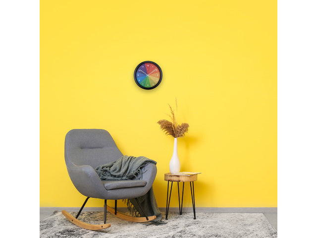 Kleurrijke wandklok - 36cm - Stille klok - Multicolor - nXt by NeXtime - "Joy"