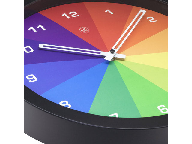 Kleurrijke wandklok - 36cm - Stille klok - Multicolor - nXt by NeXtime - "Joy"