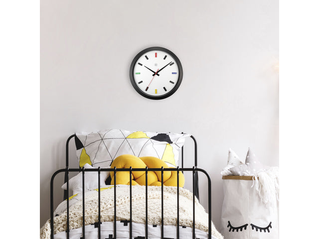 Kleurrijke wandklok - 36cm - Stille klok - Multicolor - nXt by NeXtime - "Mix"