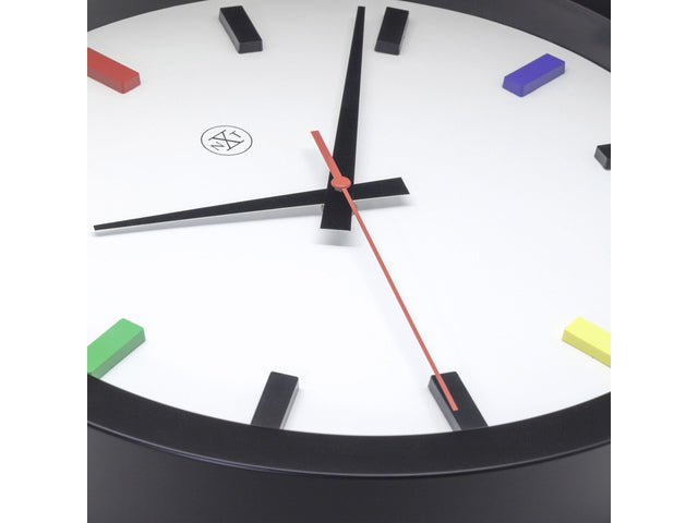 Kleurrijke wandklok - 36cm - Stille klok - Multicolor - nXt by NeXtime - "Mix"