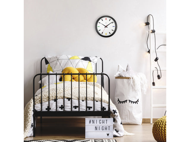 Kleurrijke wandklok - 36cm - Stille klok - Multicolor - nXt by NeXtime - "Mix"