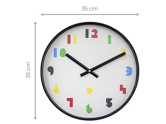 Wandklok nXt Bit 35cm