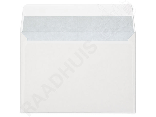 Dienstenvelop Raadhuis 114x162mm C6 wit met plakstrip krimp a 25 stuks