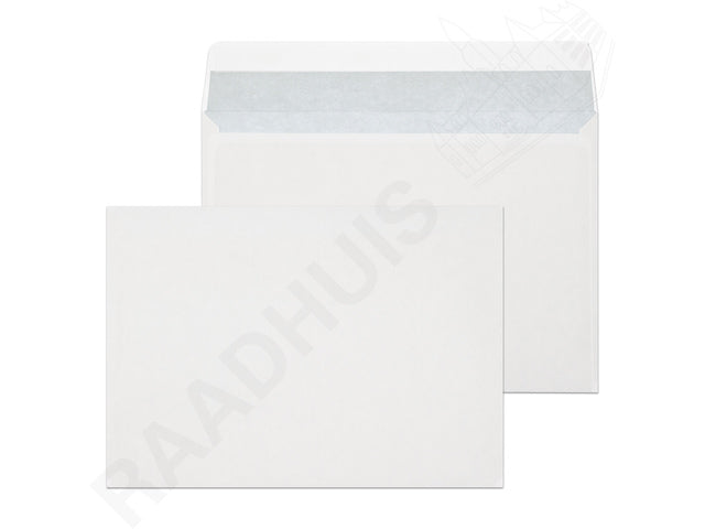 Dienstenvelop Raadhuis 156x220mm EA5 wit met plakstrip krimp a 100 stuks