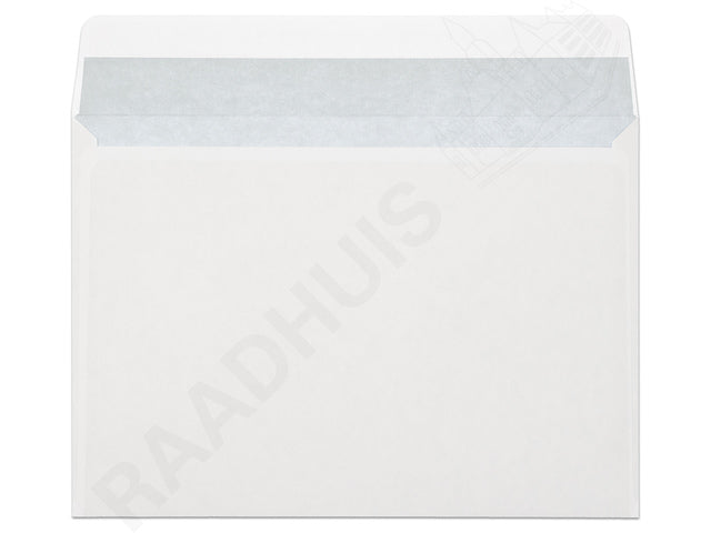 Dienstenvelop venster rechts Raadhuis 156x220mm EA5 wit gegomd doos a 500 stuks