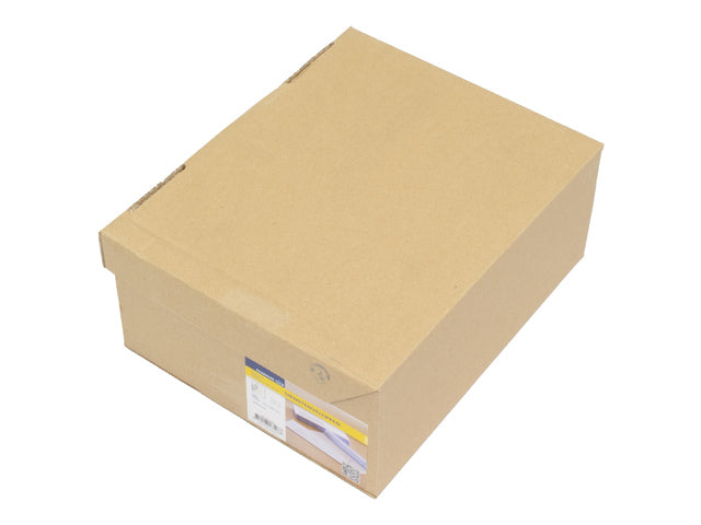 Dienstenvelop venster links Raadhuis 110x220mm DL (EA5/6) wit met plakstripdoos a 500 stuks