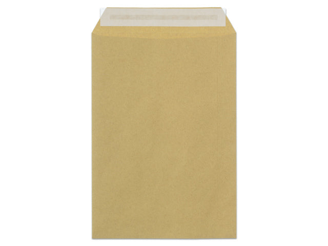 Envelop Raadhuis 162x229mm C5 akte plakstrip kraft 90gr 500 stuks in doos