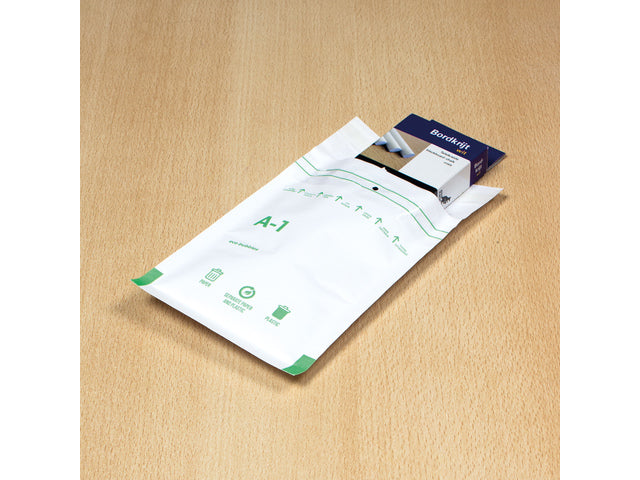 Luchtkussenenvelop Raadhuis 100x165mm A11 met plakstrip doos 200 stuks