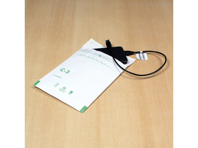 Luchtkussenumschlag für das Rathaus, 150 x 215 mm, C13, mit Kunststoffstreifen, für 100 Stück