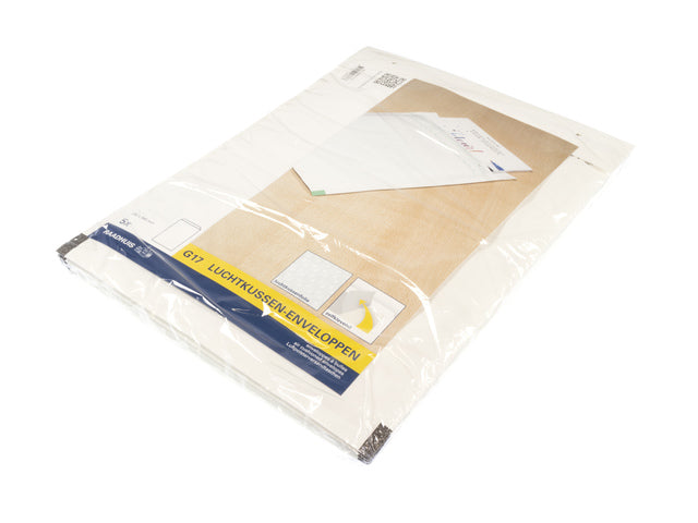 Luchtkussenenvelop Raadhuis 230x340mm G17 met plakstrip krimp a 5 stuks