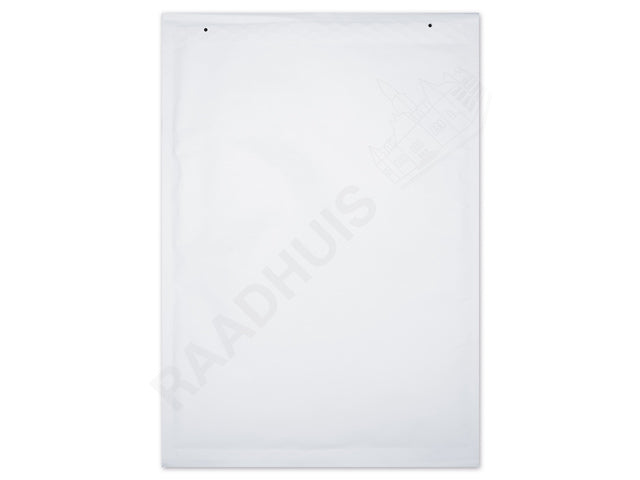 Luchtkussenenvelop Raadhuis 300x445mm I19 wit plakstrip doos a 50 stuks
