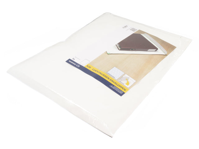 Luchtkussenenvelop Raadhuis 350x470mm K20 wit plakstrip krimp a 5 stuks