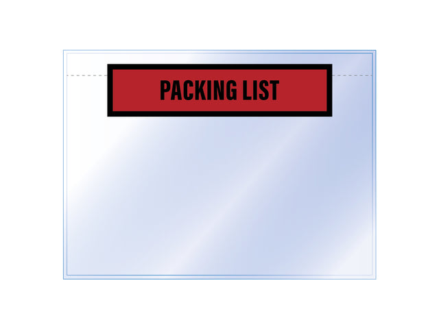 Paklijstenvelop binnenmaat 225x165mm A5 50 micron packinglist 1000 stuks