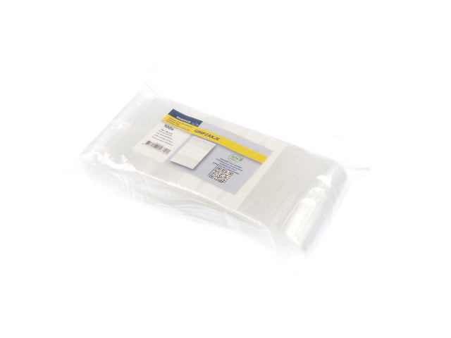 Gripzak Raadhuis 60x80mm met schrijfvlak, krimp a 100 stuks