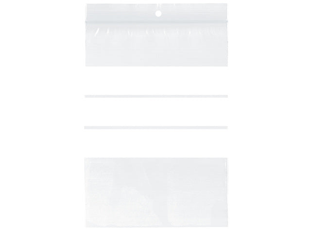 Gripzak Raadhuis 120x180mm met schrijfvlak, krimp a 100 stuks