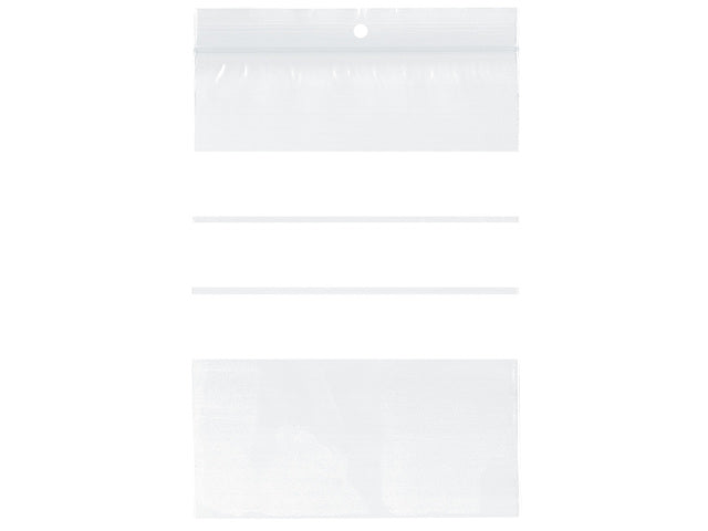 Gripzak Raadhuis 160x230mm met schrijfvlak, krimp a 100 stuks