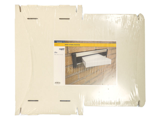 Brievenbusdoos Raadhuis 362x257x27mm 25st