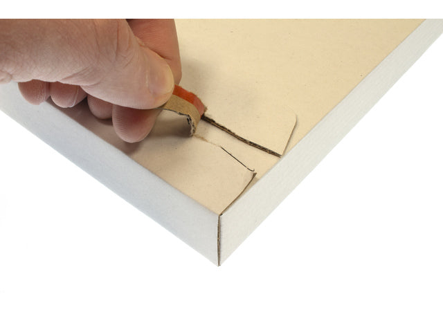 Brievenbusdoos Raadhuis A4+ 350x250x28mm mit 650gr Duplex-Krimp und 5 Stück