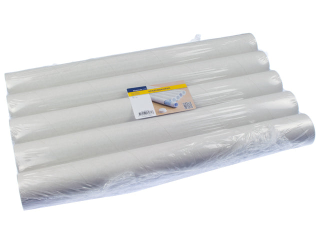 Verzendkoker Raadhuis A2 450x50mm rond wit krimp a 5 stuks