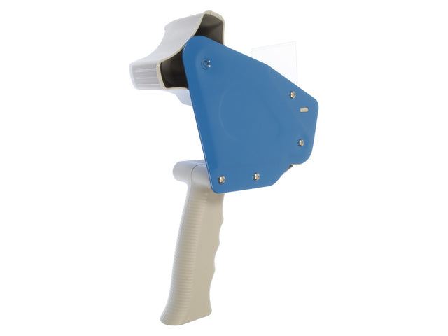 Tape dispenser Raadhuis met 2 rollen transparant PP tape 48mmx66m low noise