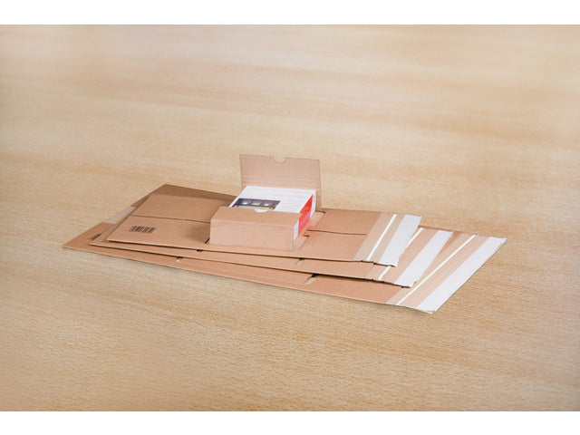 Wikkelverpakking Raadhuis A5+ 249x165x60mm braun 10 Stück