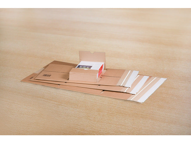 Wikkelverpakking Raadhuis A4 300x220x80mm braun 10 Stück