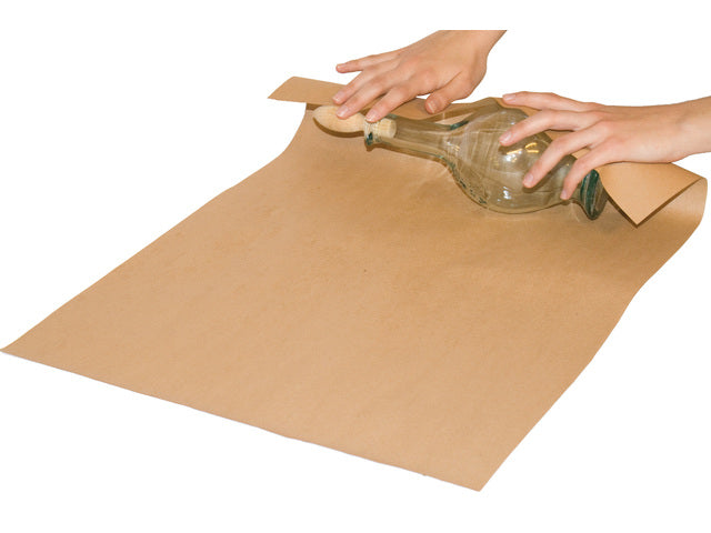 Inpakpapier kraft Raadhuis 75cm x 250m bruin. 70 gr