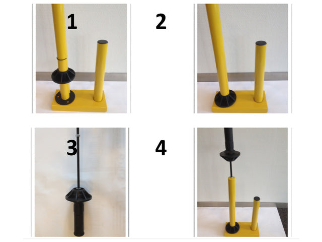 Handafroller voor handwikkelfolie Raadhuis metaal 400-500mm