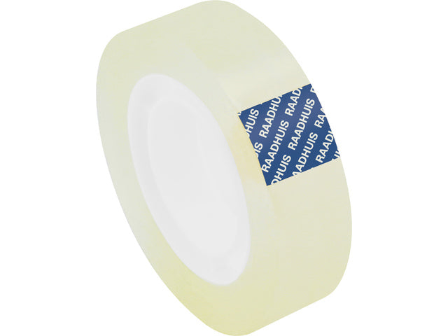 Plakband Raadhuis transparant 15mm x 33m