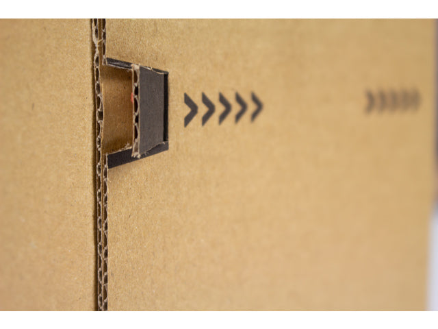 Verzendkoker Raadhuis vierkant A0 860x105x105mm krimp a 10 binnenmaat bruin