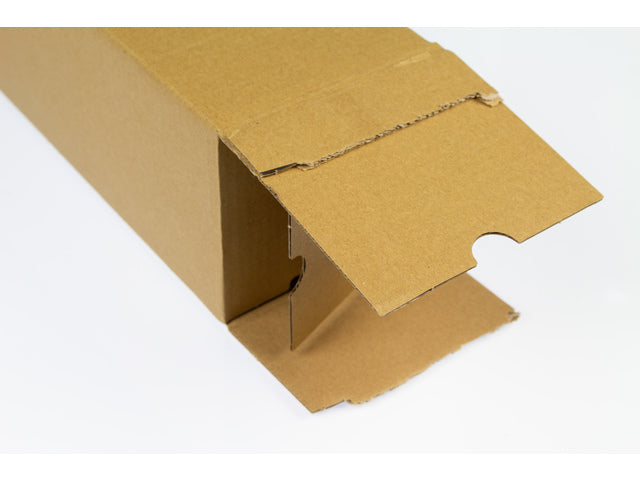 Verzendkoker Raadhuis vierkant A0 860x105x105mm krimp a 10 binnenmaat bruin