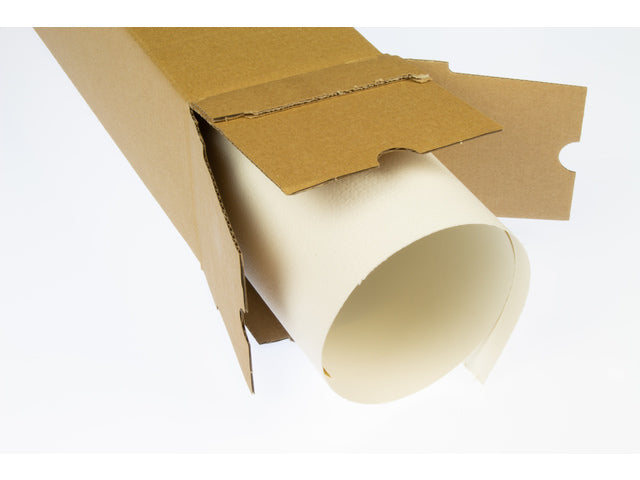 Verzendkoker Raadhuis vierkant A0 860x105x105mm krimp a 10 binnenmaat bruin