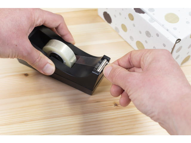 Plakbandafroller Raadhuis B0 zwart