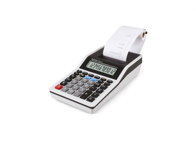 Calculator Rebell-PDC10-WB wit-zwart print