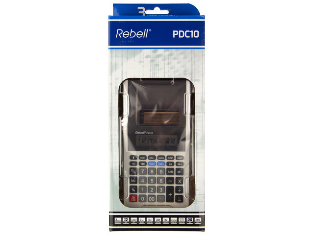 Rechner Rebell-PDC10-WB mit schwarzem Aufdruck