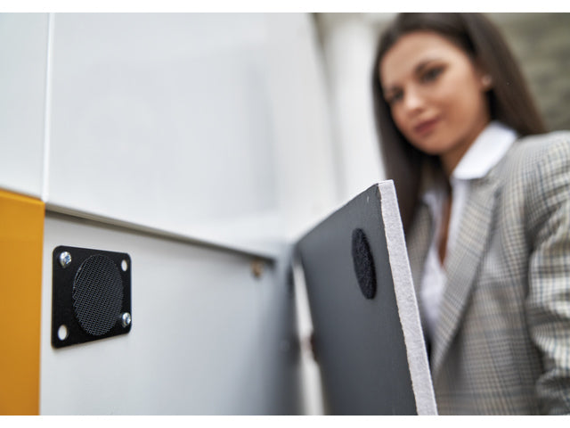 Prikbord Rocada Skinprikbord 50x75cm stof grijs