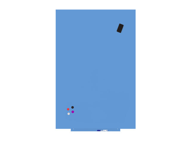 Whiteboard Rocada Huidskleur 100x150cm blauw gelakt